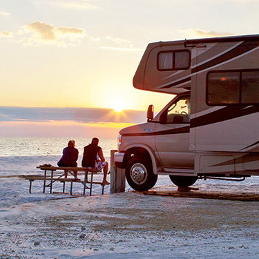 Camping on the Beach