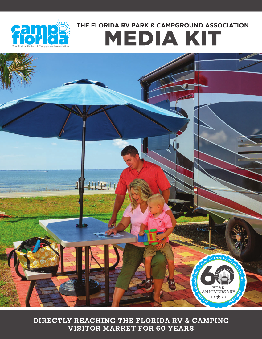 2026 Camp Florida Media Kit Cover